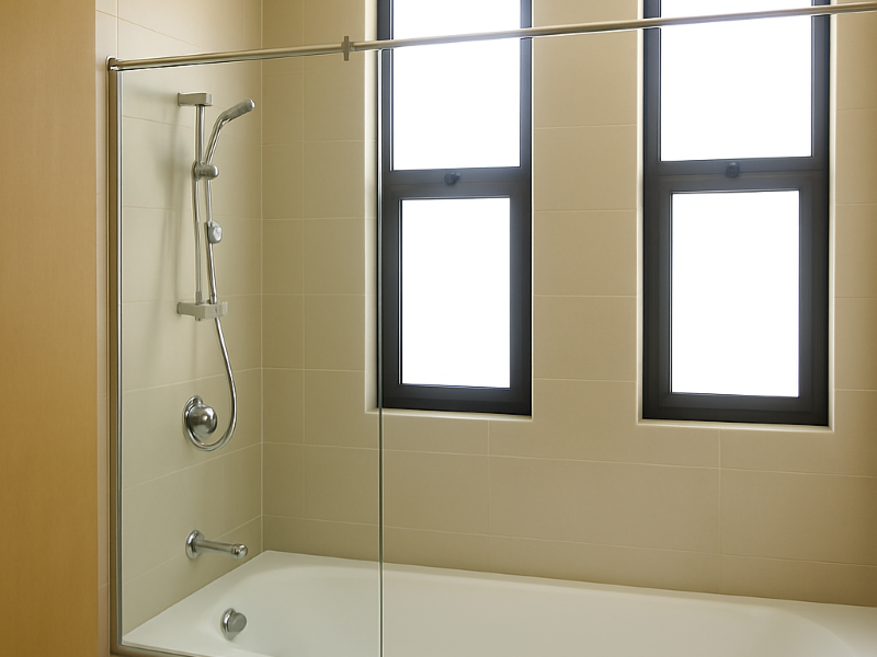 Modern Bathroom with Bathtub and Shower