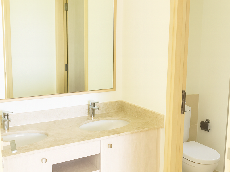 Modern Bathroom with Vanity and Toilet