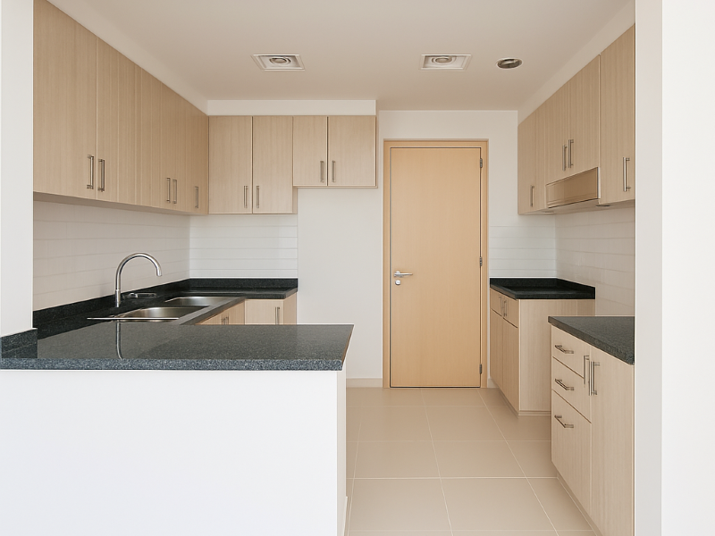 Modern U-Shaped Kitchen Design